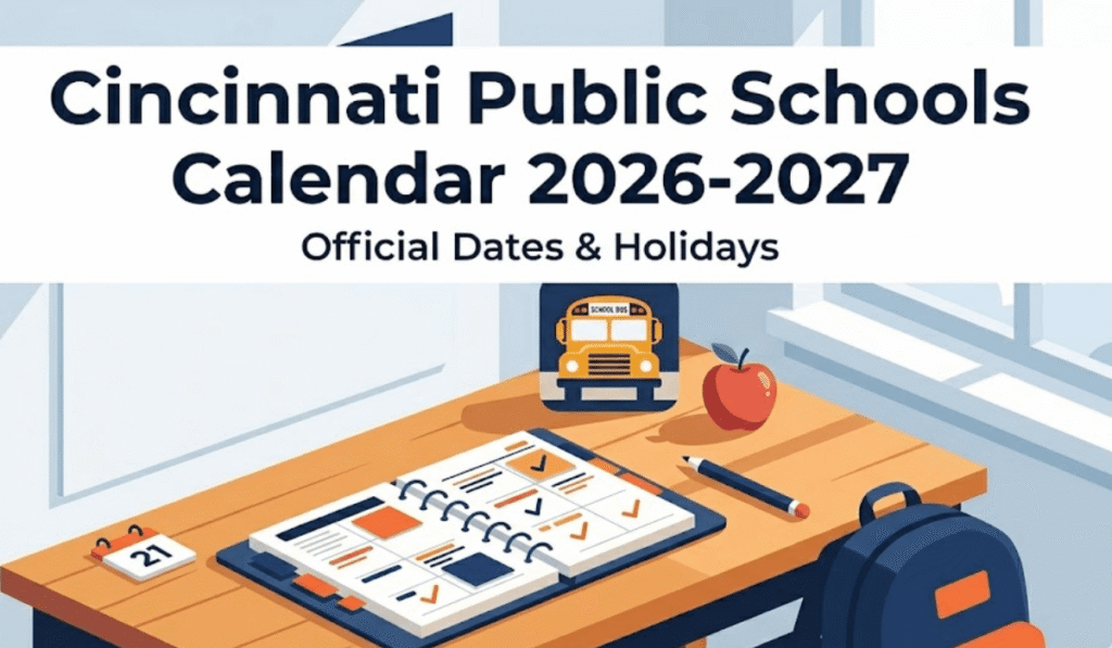 Cincinnati Public School Calendar 2026-2027 | Official Dates & Holidays