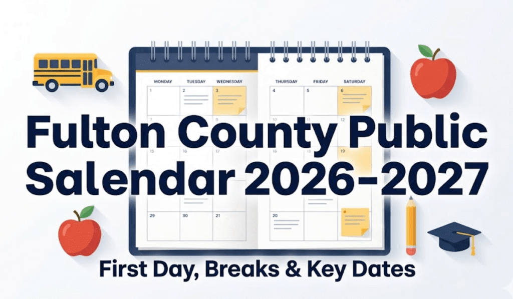 Fulton County Public School Calendar 2026-2027 | Printable PDF