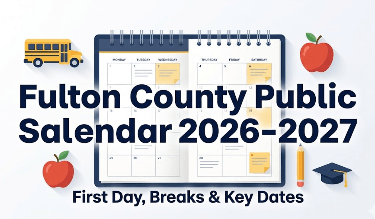 Fulton County Public School Calendar 2026-2027 | Printable PDF