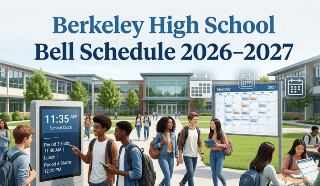 Berkeley High School Bell Schedule 2026–2027: Printable PDF