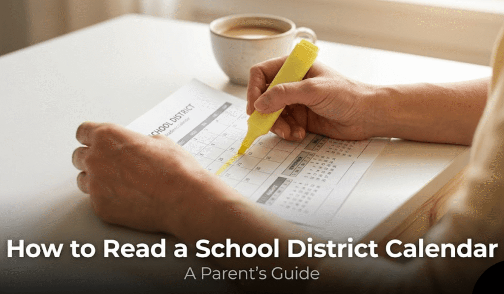 How to Read a School District Calendar: A Parent's Guide