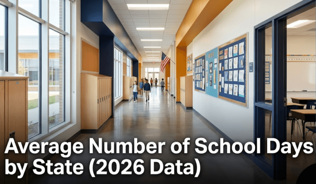 Average Number of School Days by State (2026 Data)