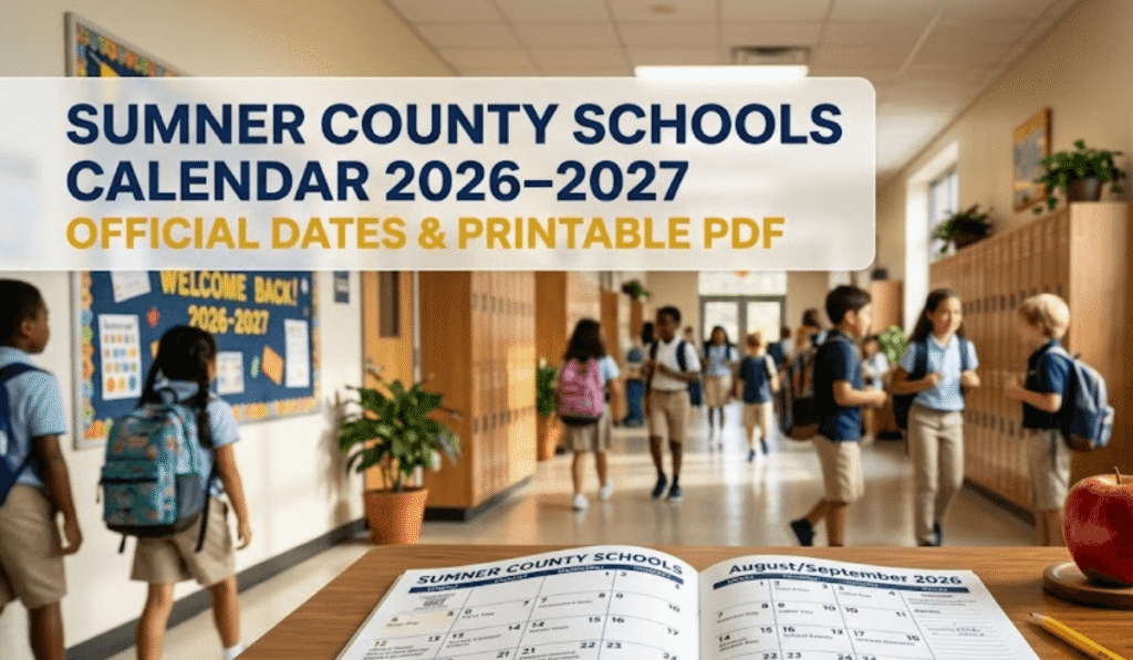 Sumner County Schools Calendar 2026-2027 | Printable PDF