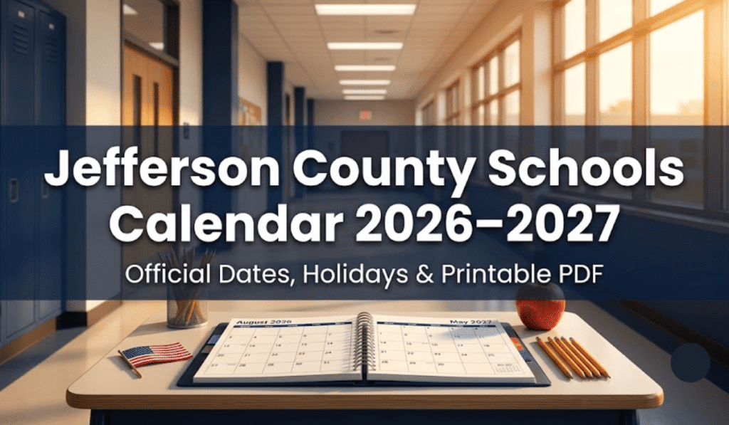 Jefferson County Schools Calendar 2026–2027 | Printable PDF