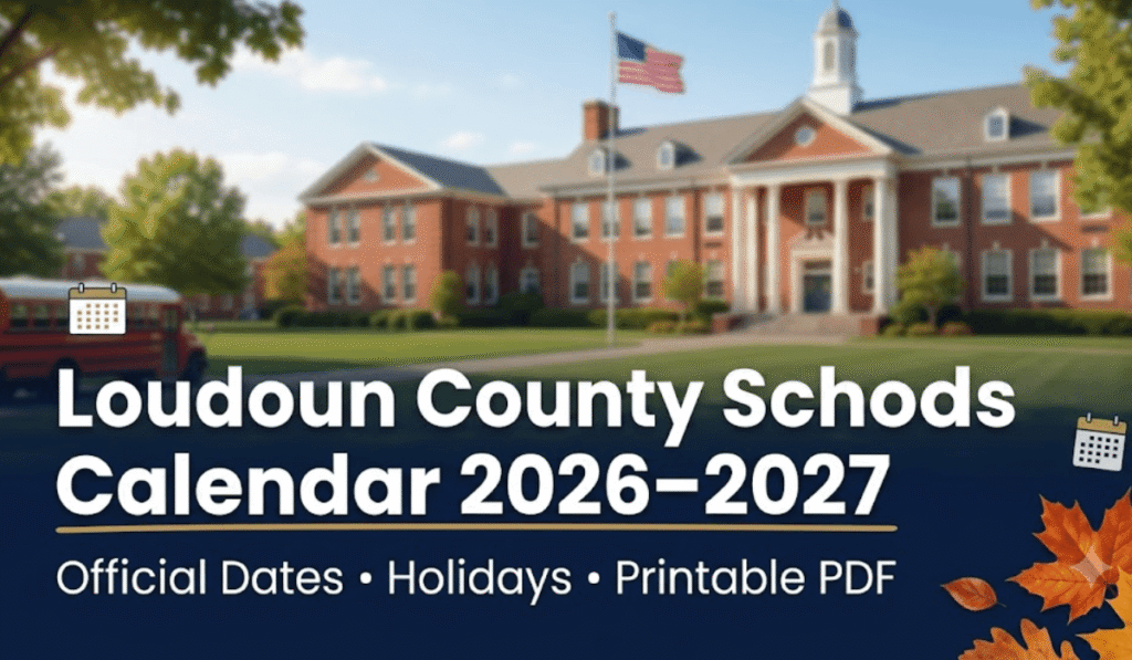 Loudoun County Public Schools Calendar 2026-2027 | Printable PDF
