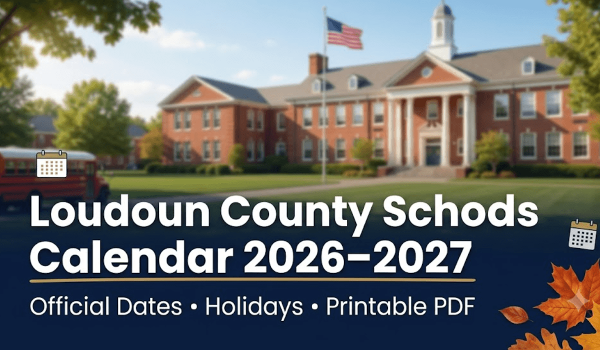 Loudoun County Public Schools Calendar 2026-2027 | Printable PDF