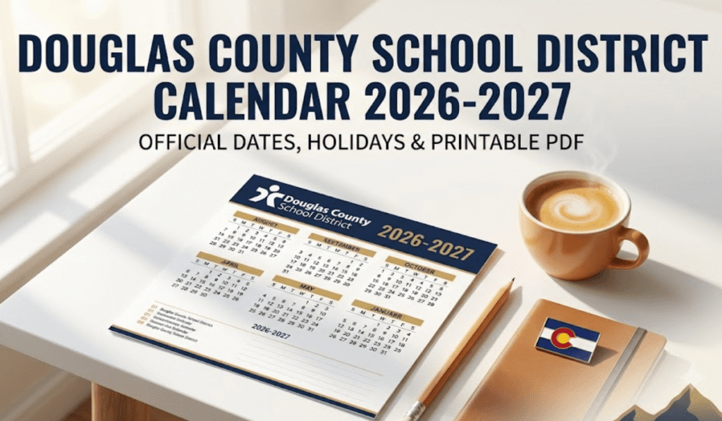 Douglas County School District Calendar 2026-2027 | Printable PDF