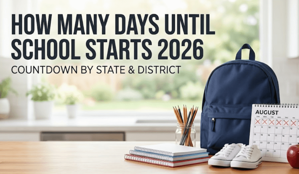 How Many Days Until School Starts 2026? Countdown by State and District