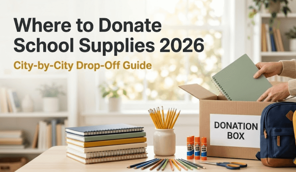 Where to Donate School Supplies 2026