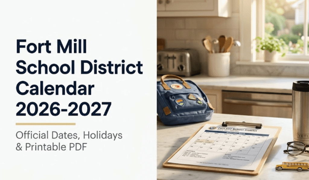 Fort Mill School District Calendar 2026-2027 | Printable PDF
