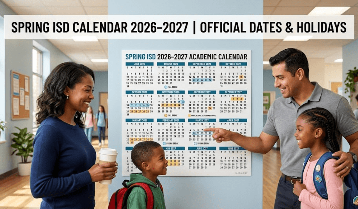 Spring Isd Spring Break 2026 Spring ISD Calendar 2026β2027 | Printable PDF