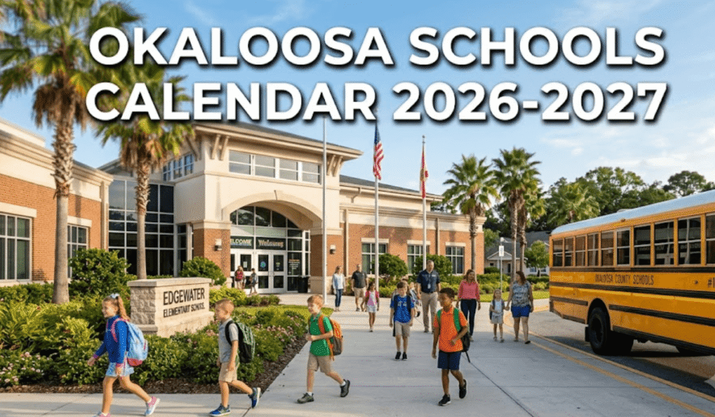 Okaloosa County School Calendar 2026-2027 | Printable PDF