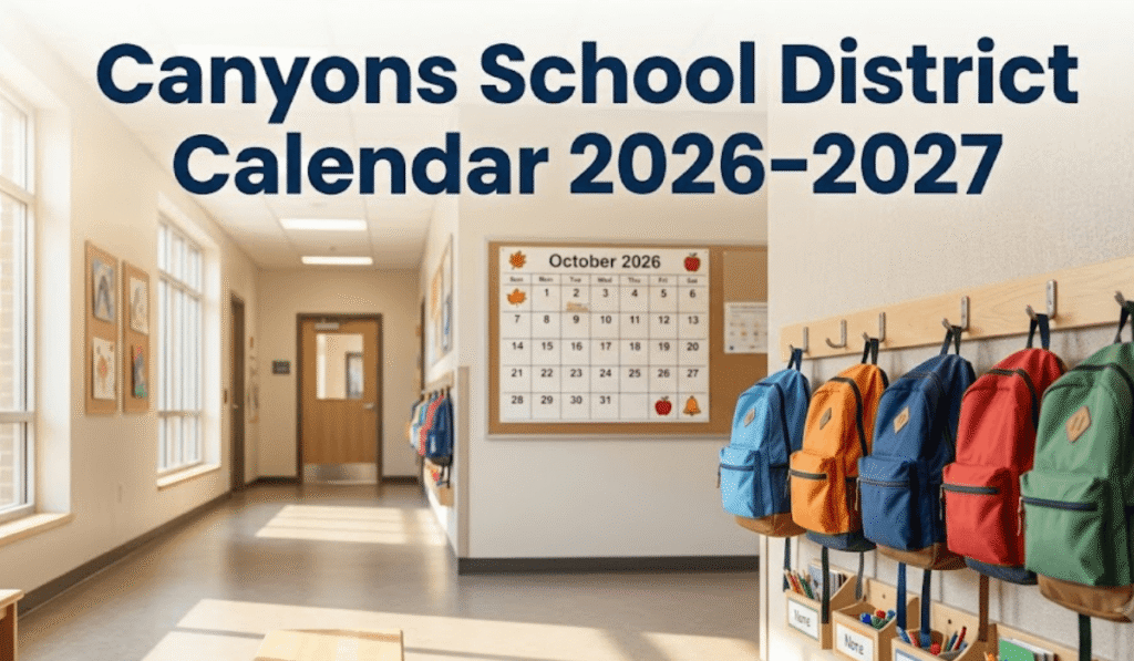 Canyons School District Calendar 2026-2027 | Printable PDF