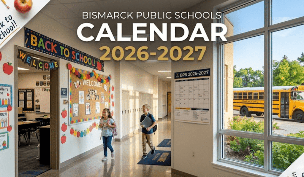 Bismarck Public Schools Calendar 26-27 | Printable PDF
