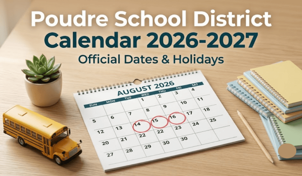 Poudre School District Calendar 2026-2027 | Printable PDF