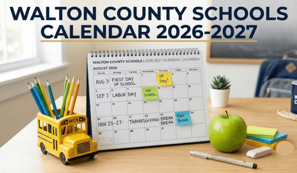 Walton County Schools Calendar 2026-27 | Printable PDF