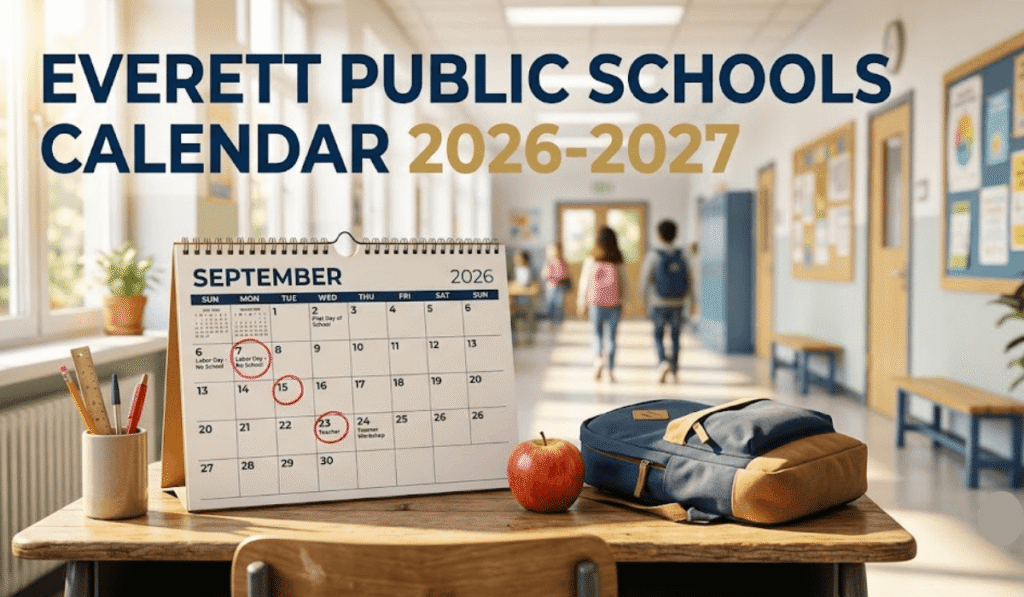 Everett Public Schools Calendar 2026-2027 | Printable PDF
