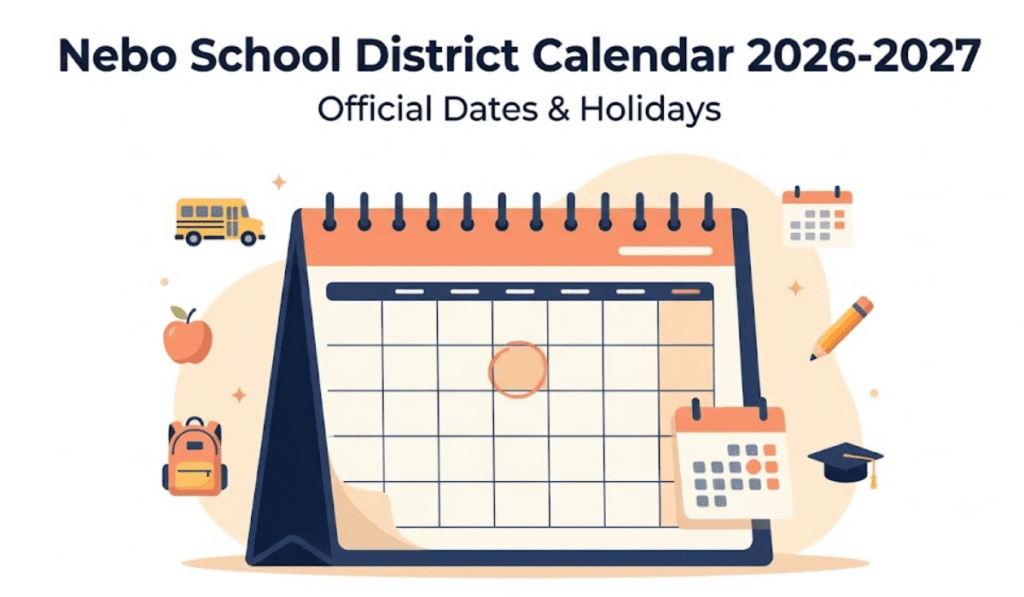 Nebo School District Calendar 2026-27 | Printable PDF