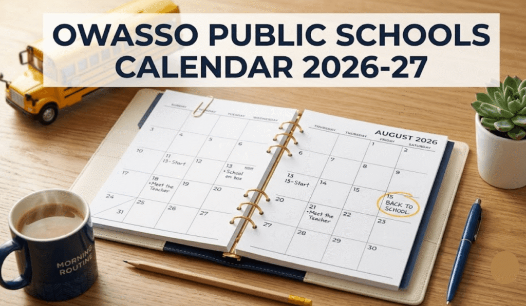 Owasso Public School District Calendar 2026-2027 | Printable PDF