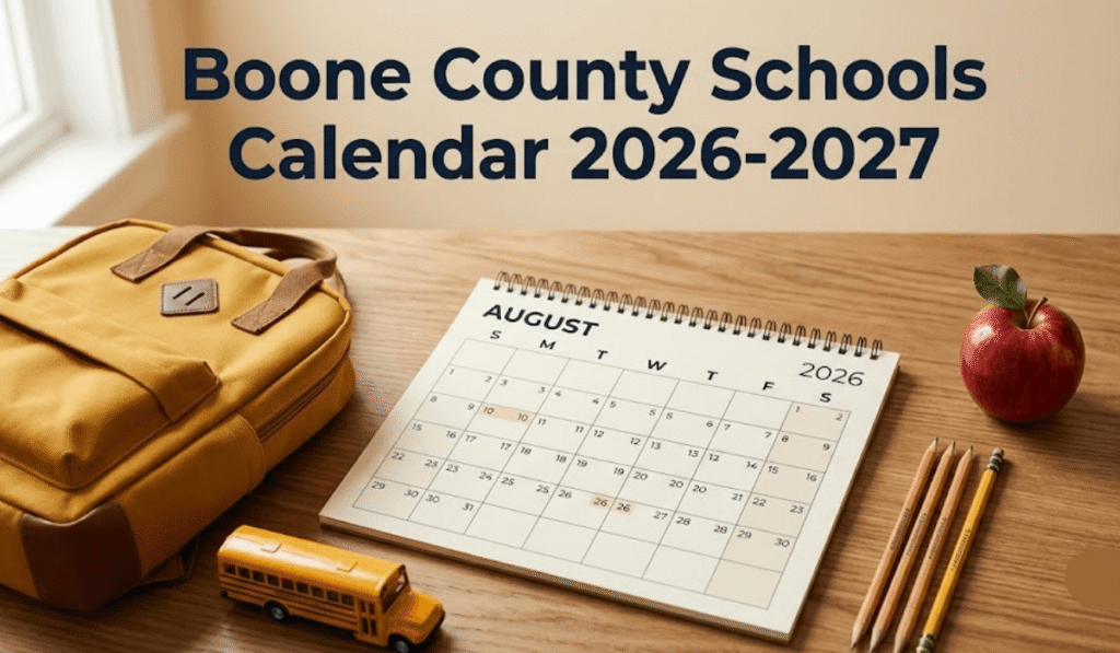 Boone County Schools Calendar 2026-2027 | Printable PDF