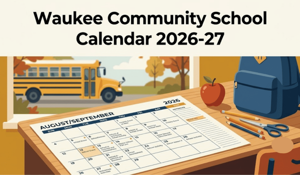 Waukee Community School Calendar 2026-2027 | Printable PDF