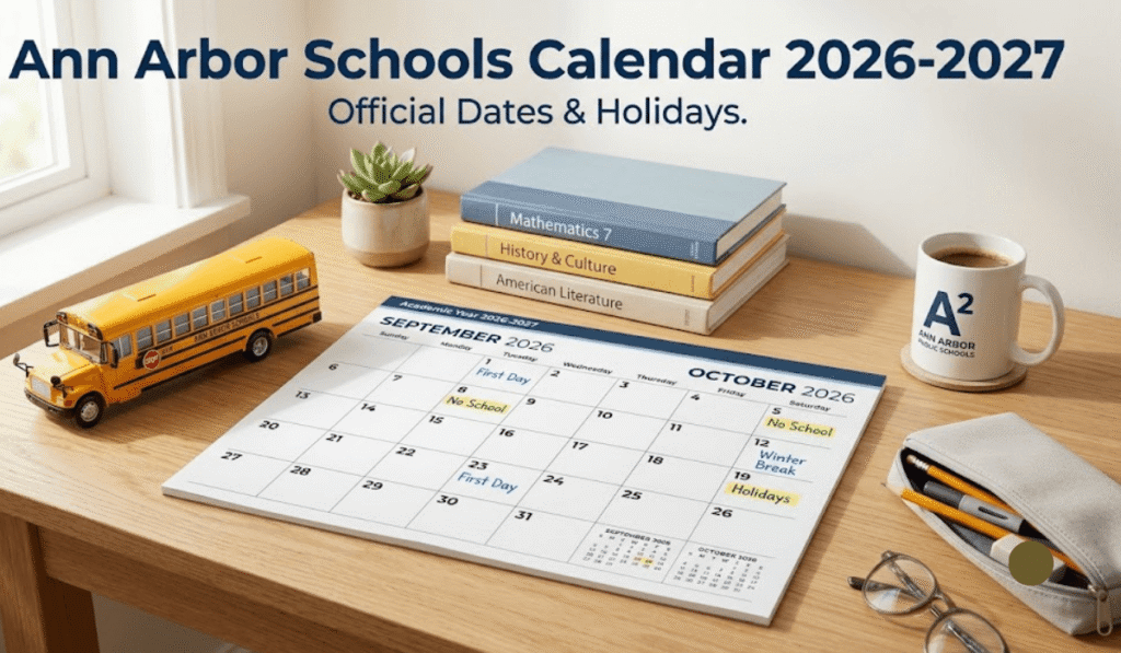 Ann Arbor Public Schools Calendar 2026-2027 | Printable PDF