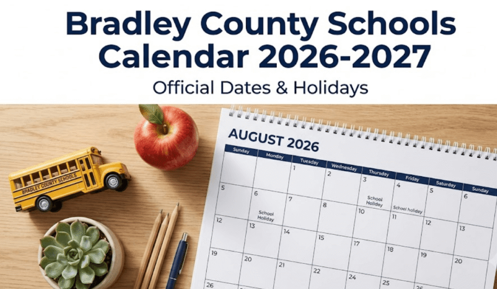 Bradley County Schools Calendar 2026-2027 | Printable PDF