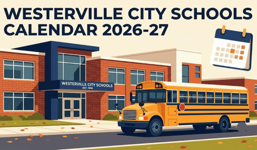 Westerville City Schools Calendar 2026-2027 | Printable PDF