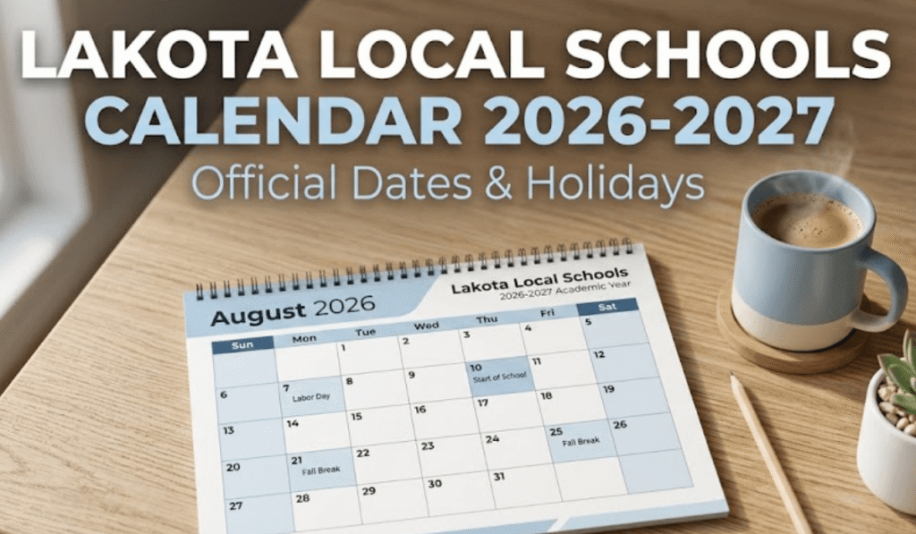 Lakota Local Schools Calendar 2026-2027 | Printable PDF