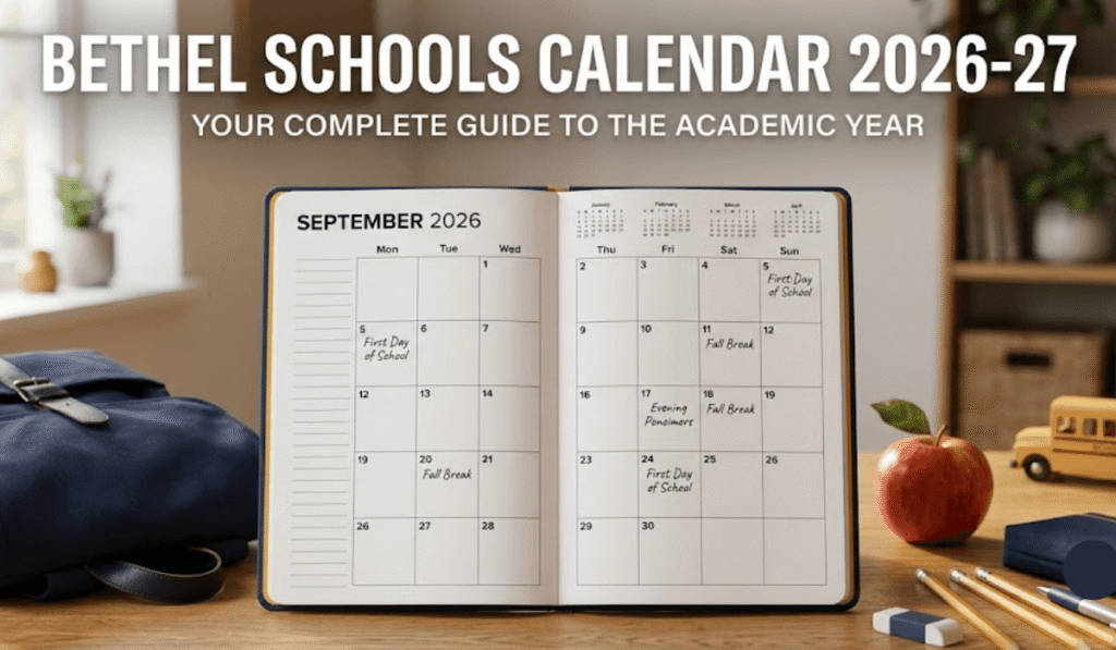 Bethel Schools Calendar 2026-2027 | Printable PDF