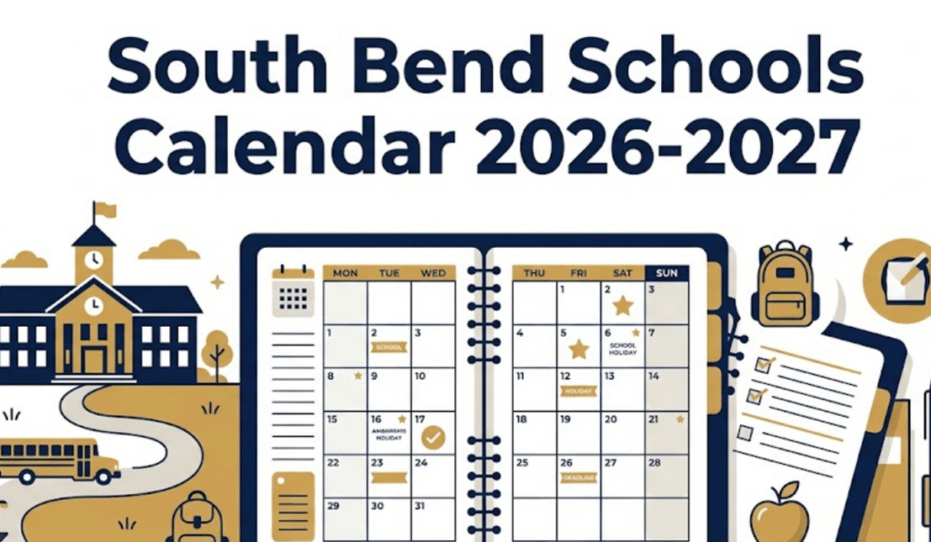 South Bend Schools Calendar 2026-2027 | Printable PDF