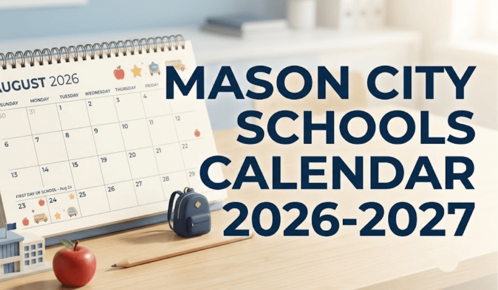 Mason City Schools Calendar 2026-2027 | Printable PDF