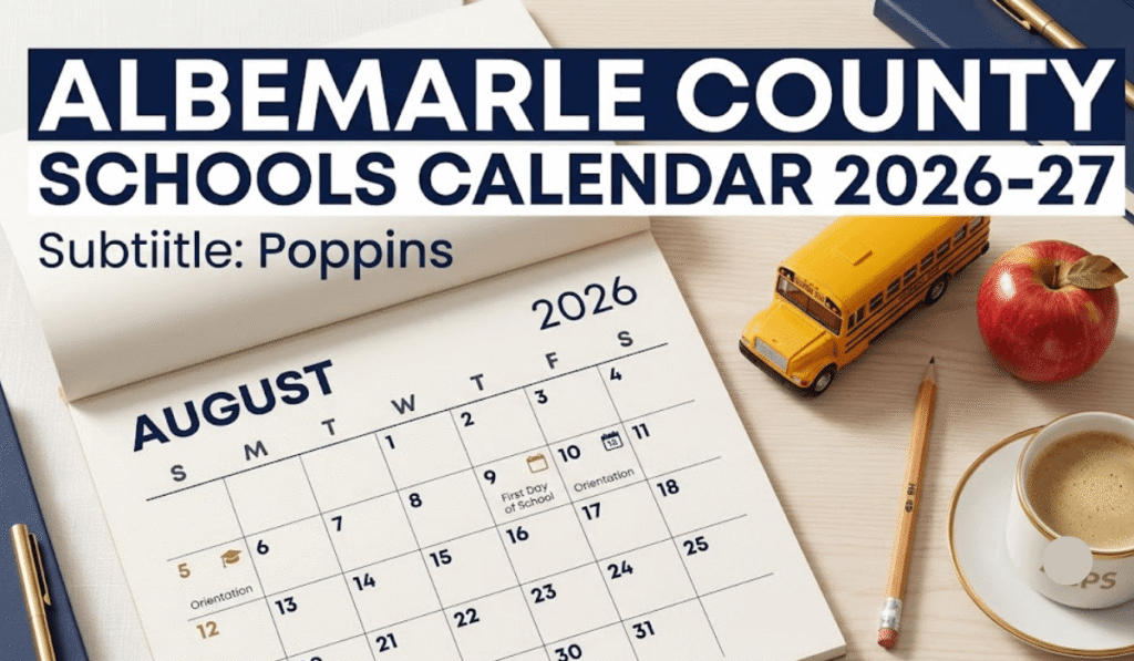 Albemarle County Schools Calendar 2026-2027 | Printable PDF