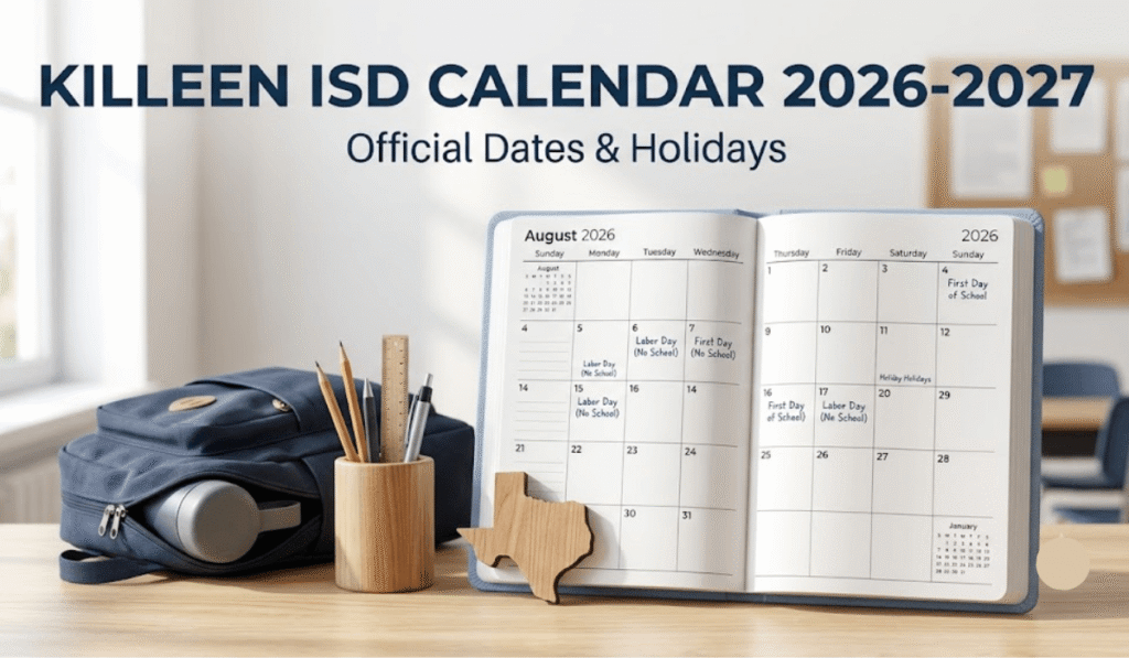 Killeen ISD Calendar 2026-2027 | Printable PDF