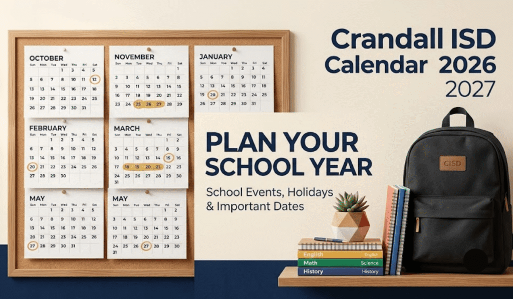 Crandall ISD Calendar 2026-2027 | Printable PDF