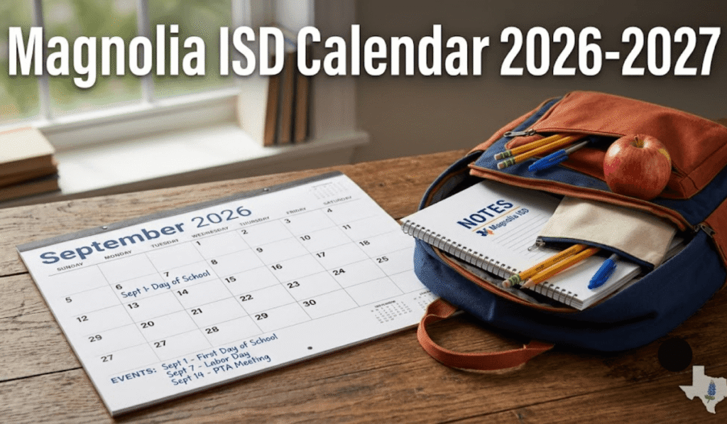Magnolia ISD Calendar 2026-2027 | Printable PDF