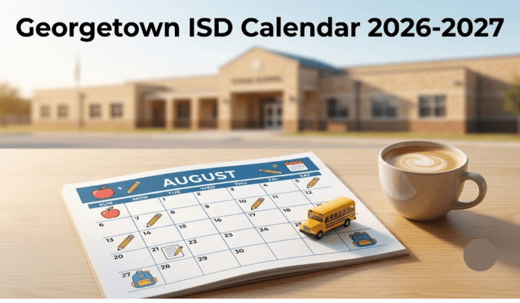 Georgetown ISD Calendar 2026-2027 | Printable PDF