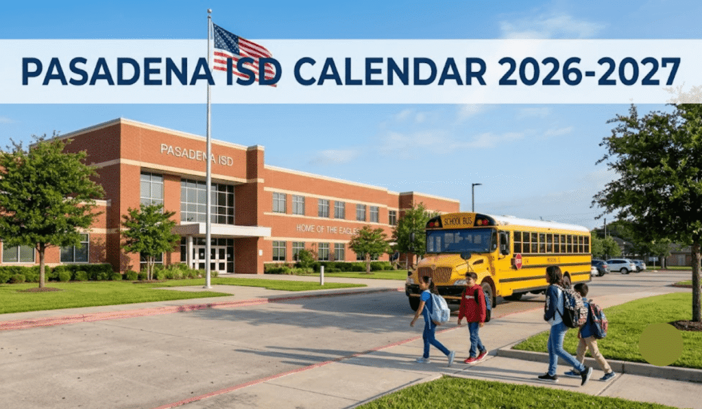 Pasadena ISD Calendar 2026-2027 | Printable PDF