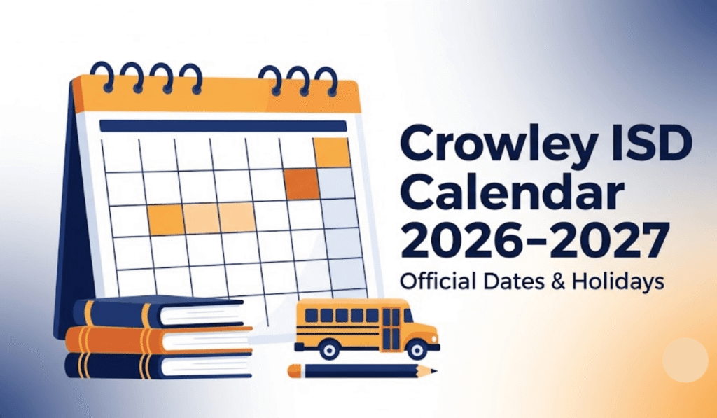 Crowley ISD Calendar 2026-2027 | Printable PDF