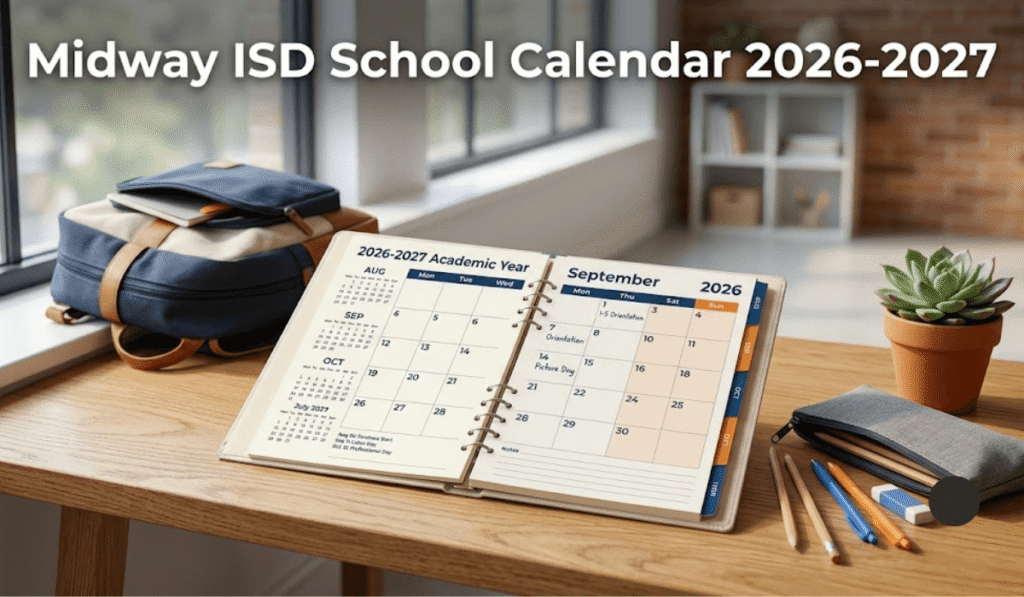 Midway ISD Calendar 2026-2027 | Printable PDF