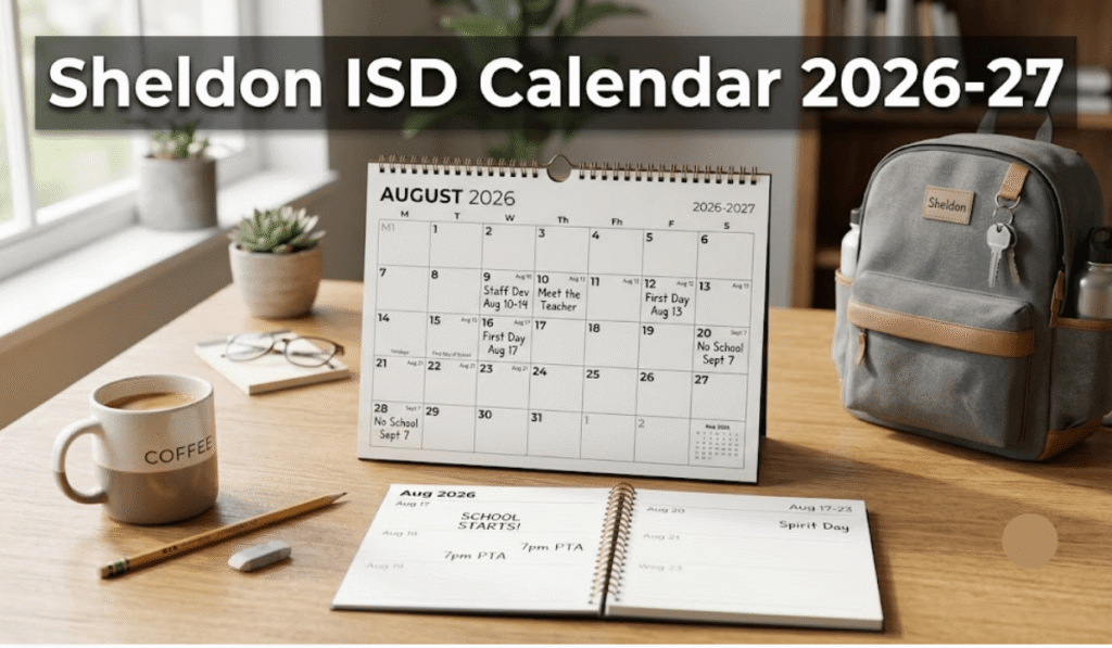 Sheldon ISD Calendar 2026-2027 | Printable PDF