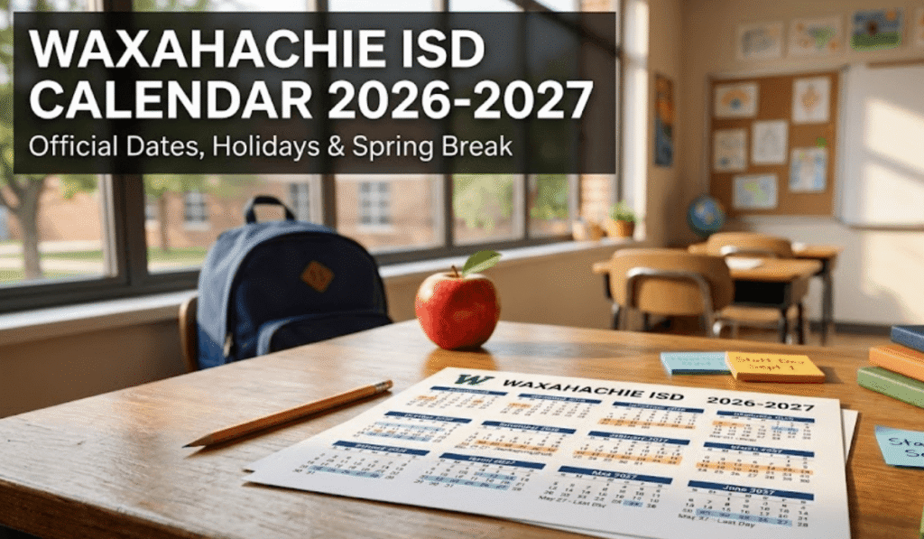 Waxahachie ISD School Calendar 2026-2027 | Printable PDF