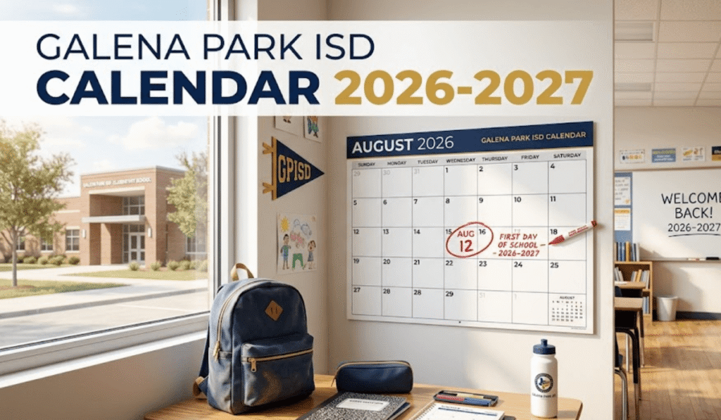 Galena Park ISD Calendar 2026-2027 | Printable PDF