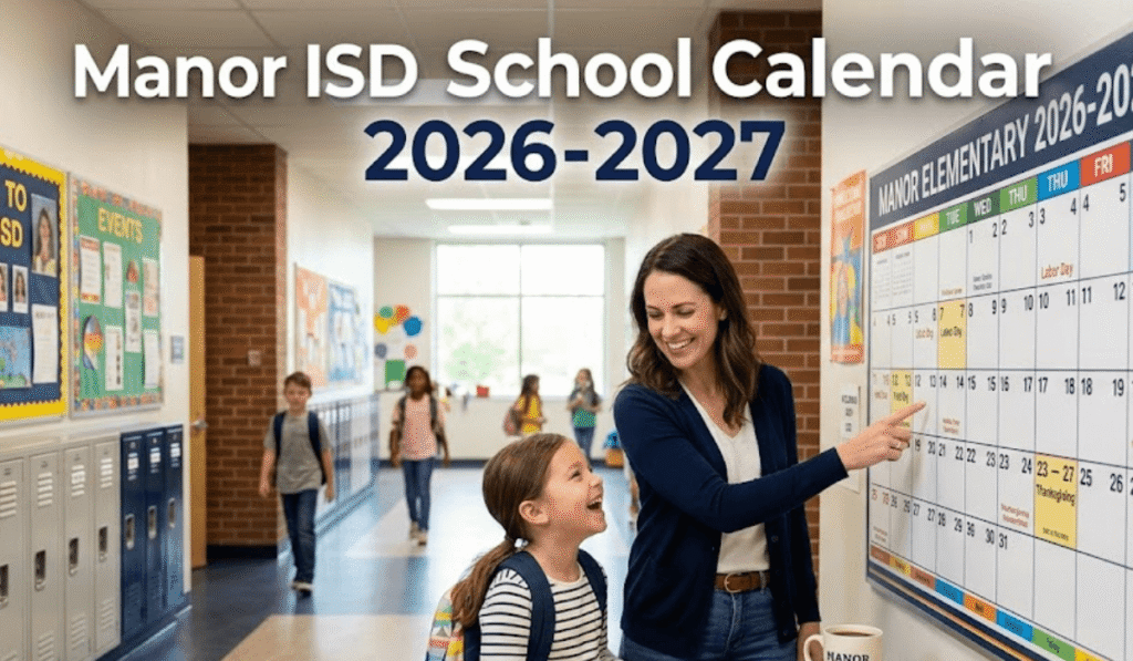 Manor ISD School Calendar 2026-2027 | Printable PDF