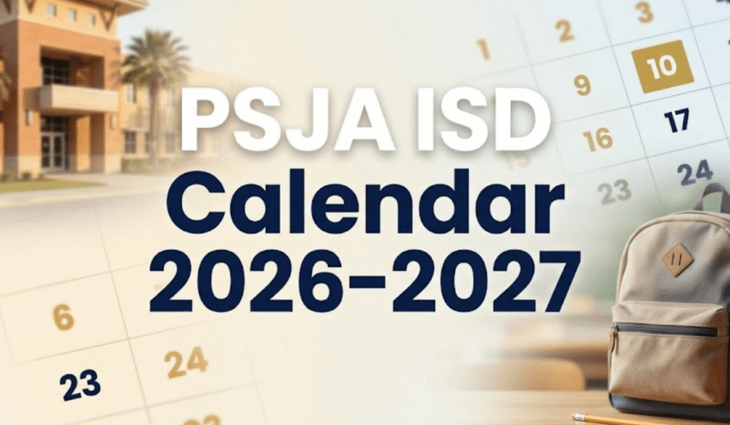 PSJA ISD Calendar 2026-2027 | Printable PDF