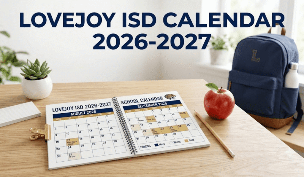 Lovejoy ISD Calendar 2026-2027 | Printable PDF