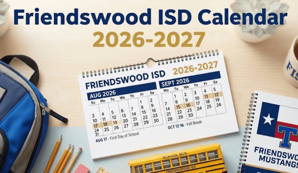Friendswood ISD Calendar 2026-2027 | Printable PDF