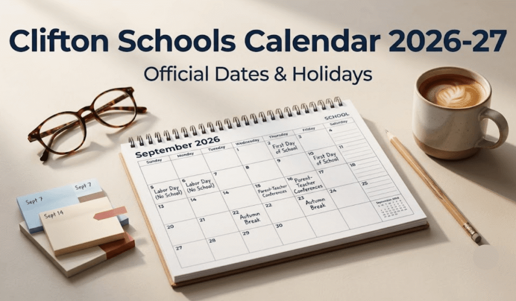 Clifton Schools Calendar 2026-2027 | Printable PDF
