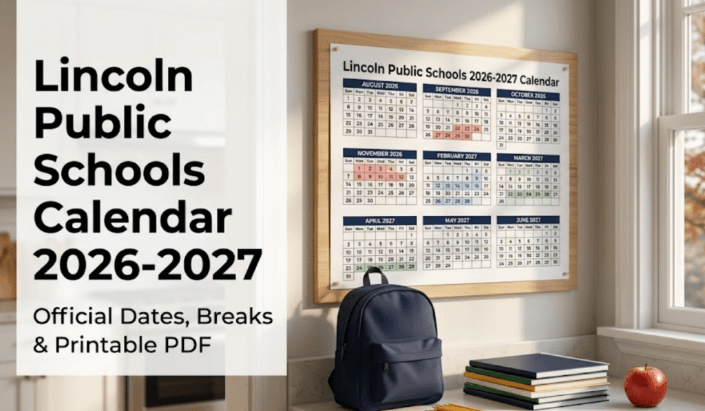 Lincoln Public Schools Calendar 2026-2027 | Printable PDF