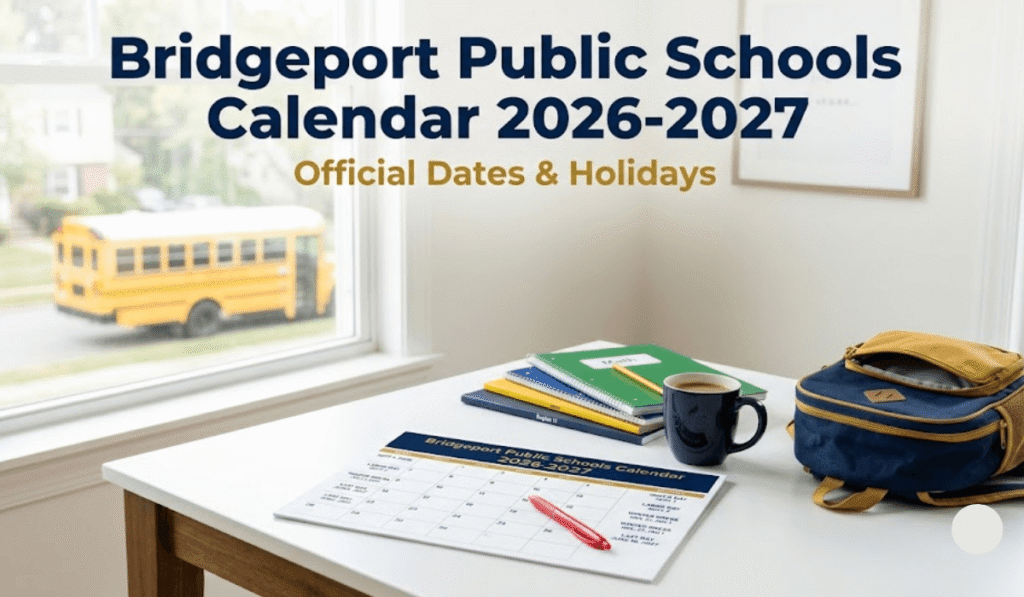 Bridgeport Public Schools Calendar 2026-2027 | Printable PDF